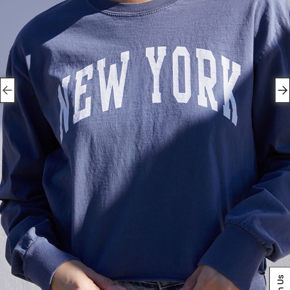 Navy New York long sleeve John Galt